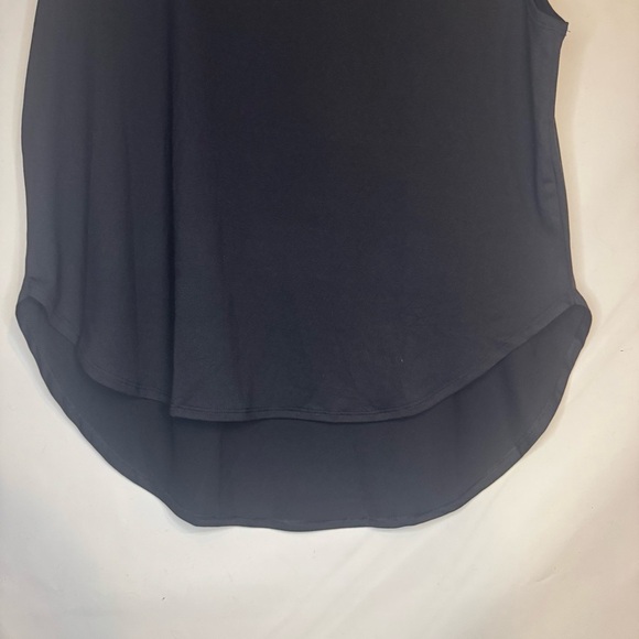 NWT Fabletics Black Muscle Tee with High Neckline Size XL - Picture 4 of 8